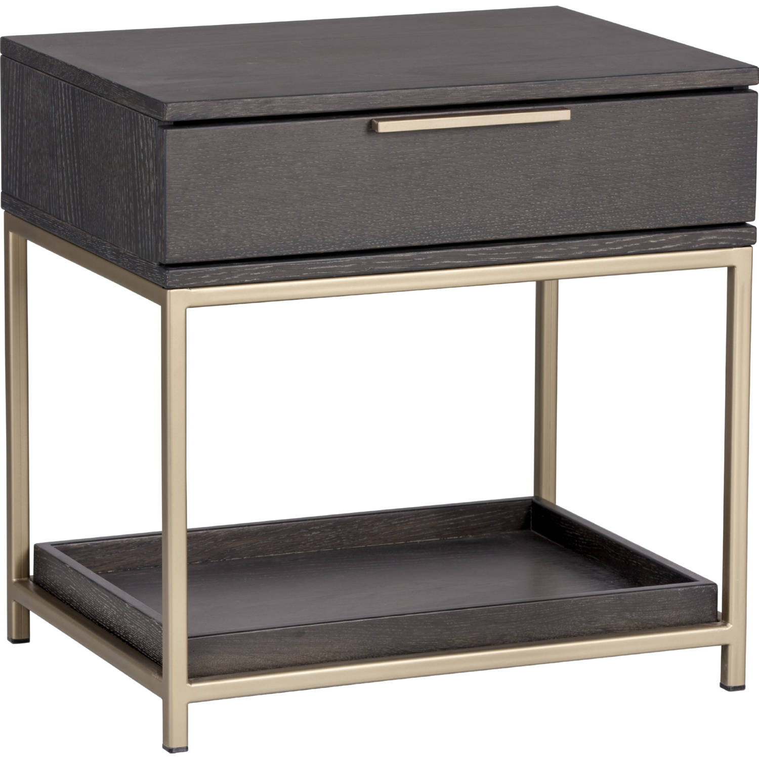 Sunpan 104606 Rebel Nightstand In Charcoal Grey