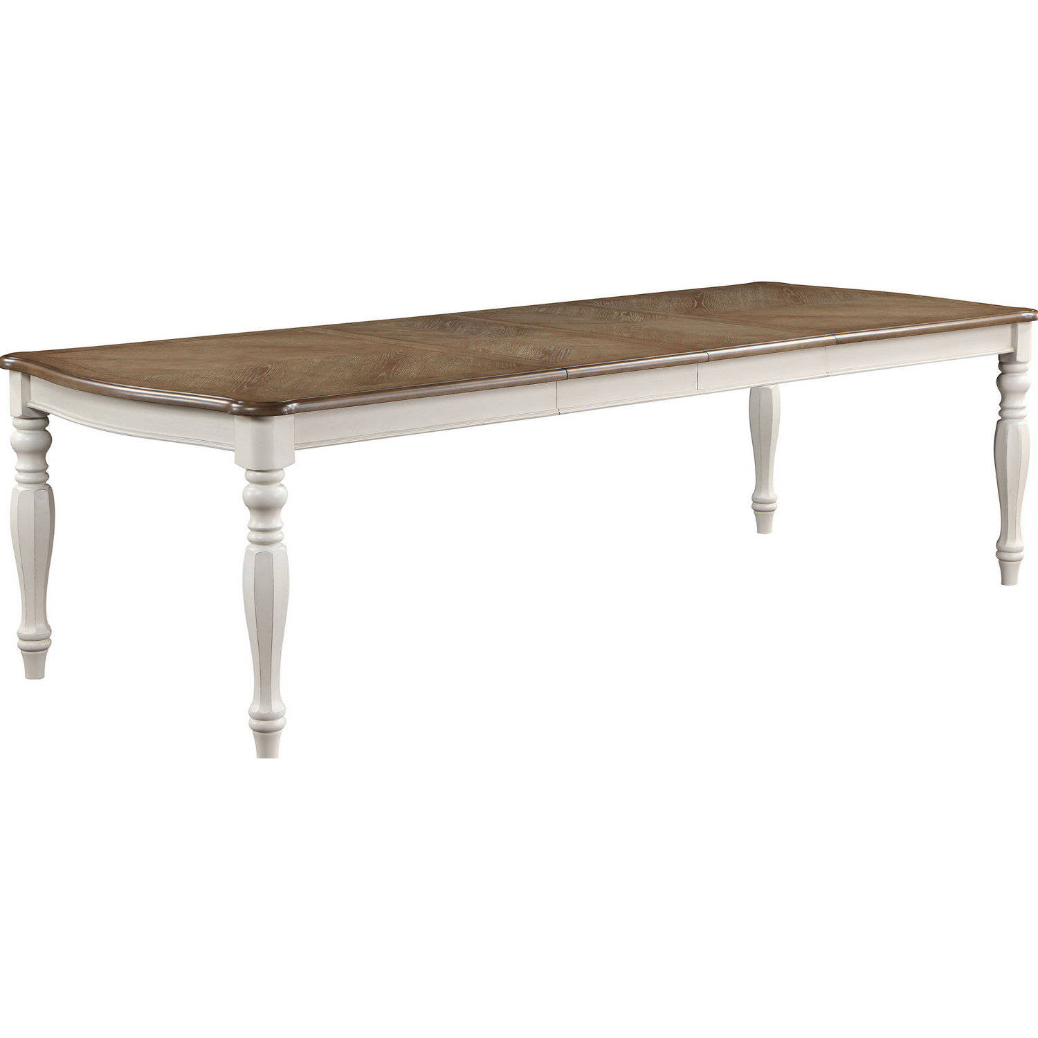 Acme Dn Florian Extension Dining Table In Antique White