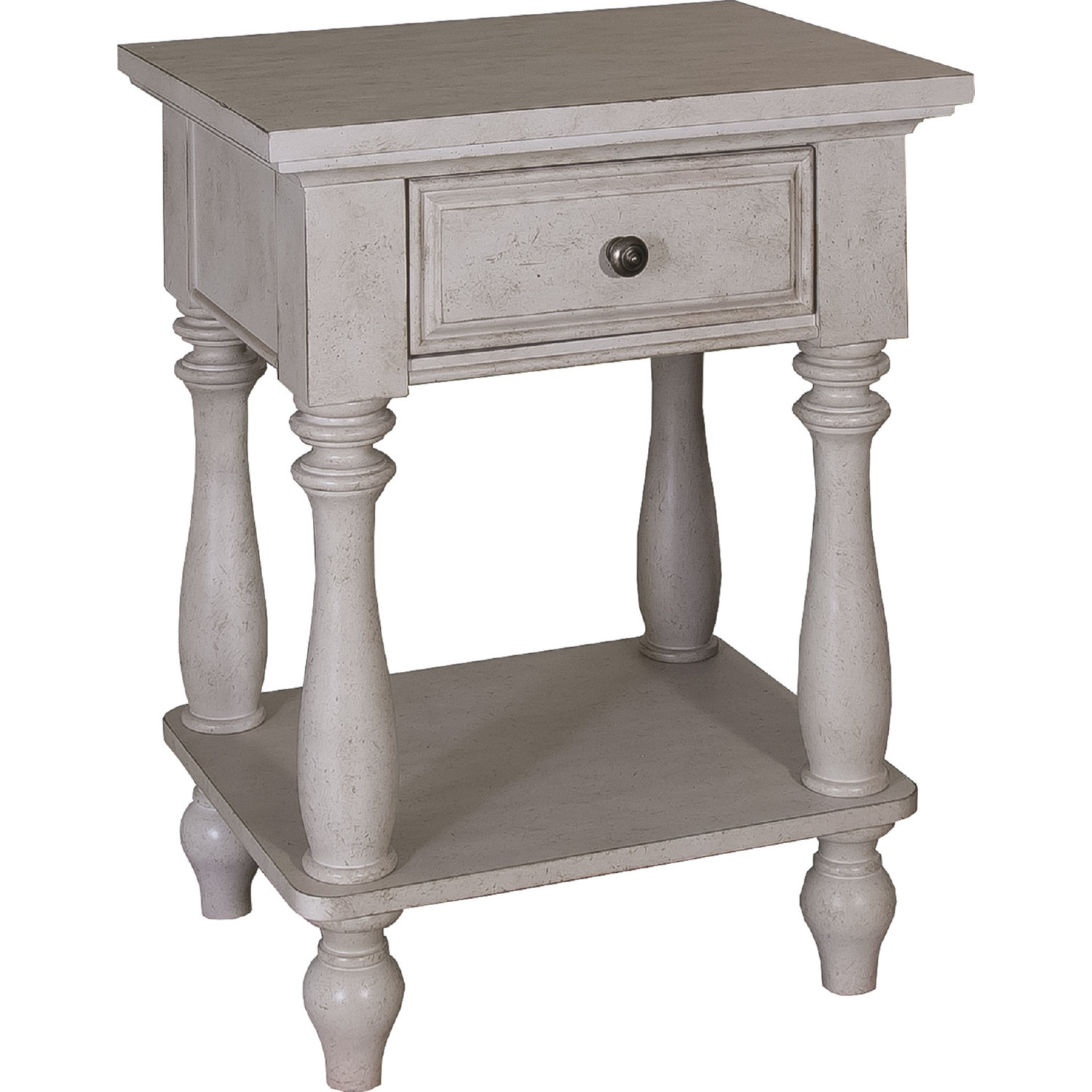 Liberty 697 Br62 High Country Nightstand In Antique White Finish