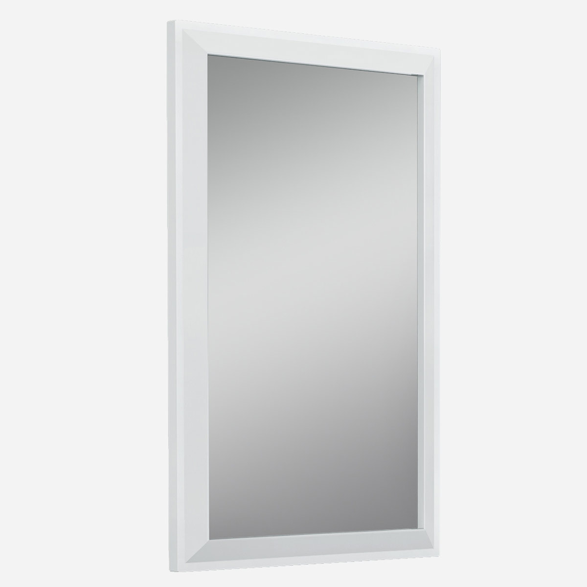 white lacquer mirror