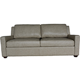 Wyatt Sofa in Grey Top Grain Leather