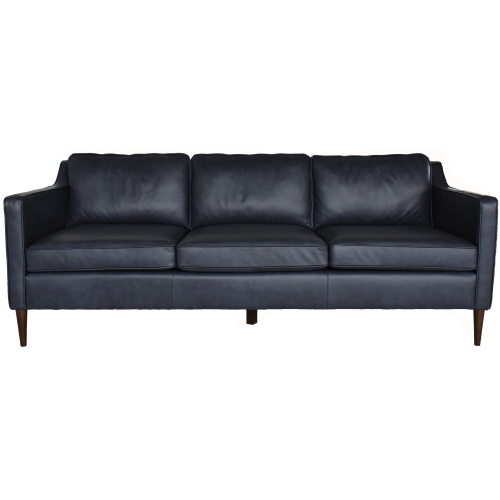 Livingston Sofa in Blue Top Grain Leather