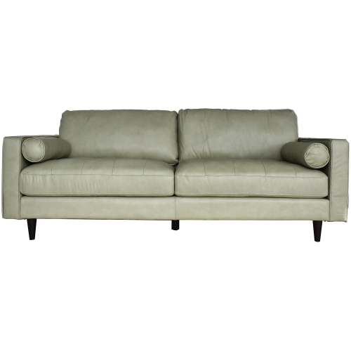 Amara Sofa in Kiwi Green Top Grain Leather