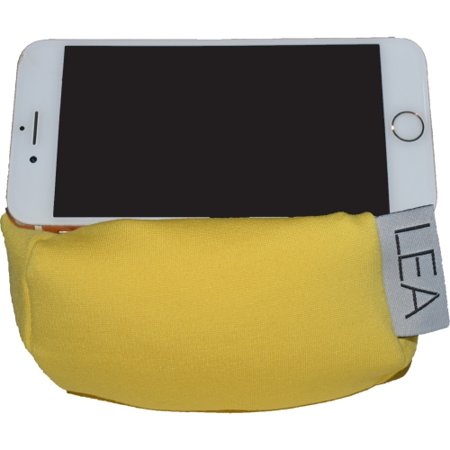 Cellphone Nest Accessory Beanbag in Sun Yellow Fabric