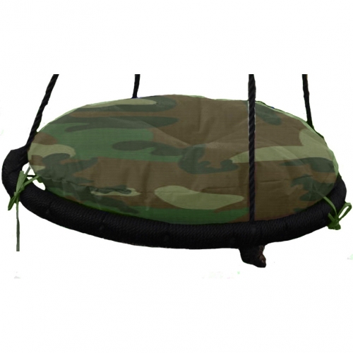 Large Dreamcatcher Swing Cushion in Camo Fabric