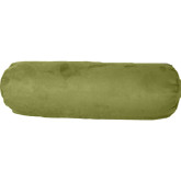 Nuzzle Nest Bolster Pillow in Green Apple Microsuede