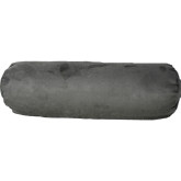 Nuzzle Nest Bolster Pillow in Ash Gray Microsuede