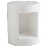 Beacon End Table in White