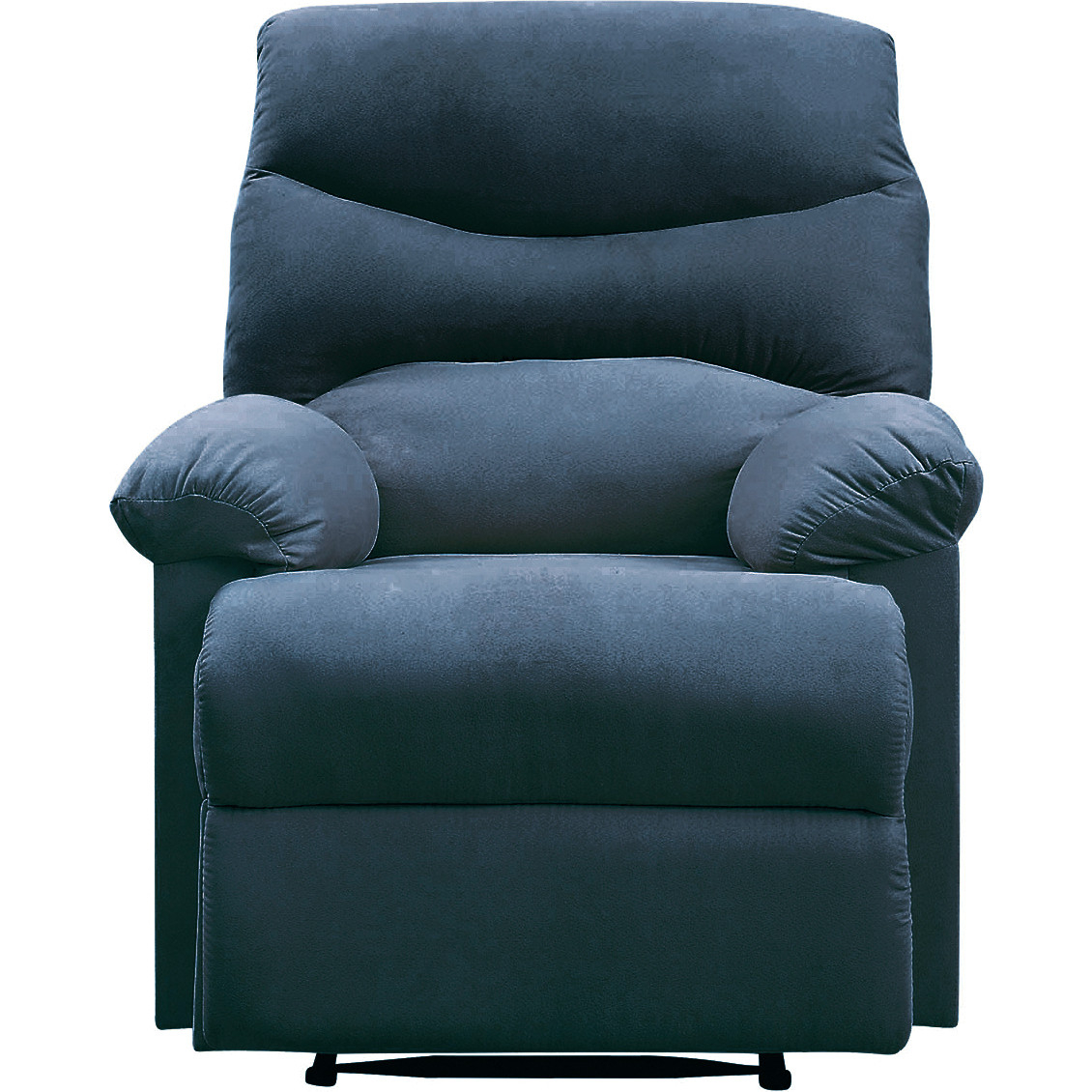 ACME Arcadia Smooth Microfiber Recliner Chair with External Handle