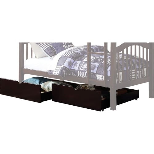 Heartland 2 Piece Bed Drawer Set in Espresso