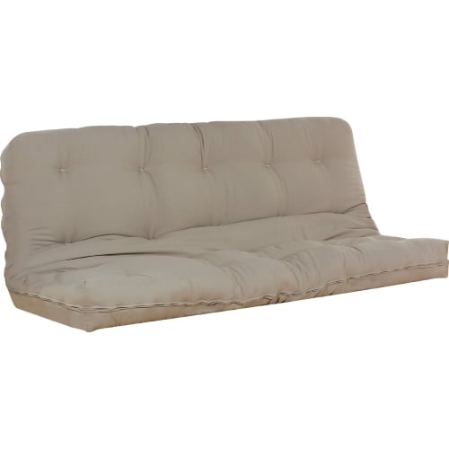 Nabila Queen 8"H Futon Mattress in Khaki