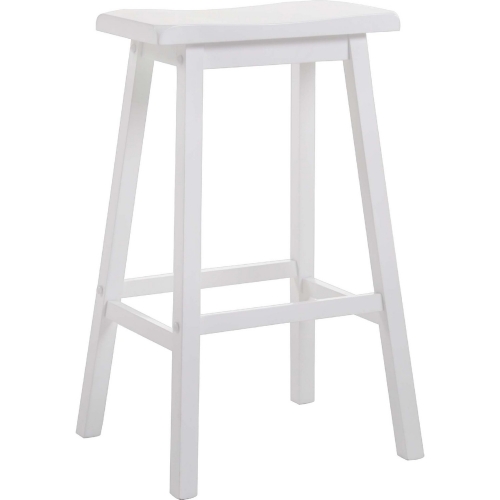 Gaucho Bar Stool in White (Set of 2)