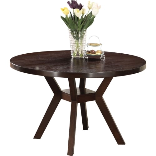 Drake 48" Round Dining Table in Espresso