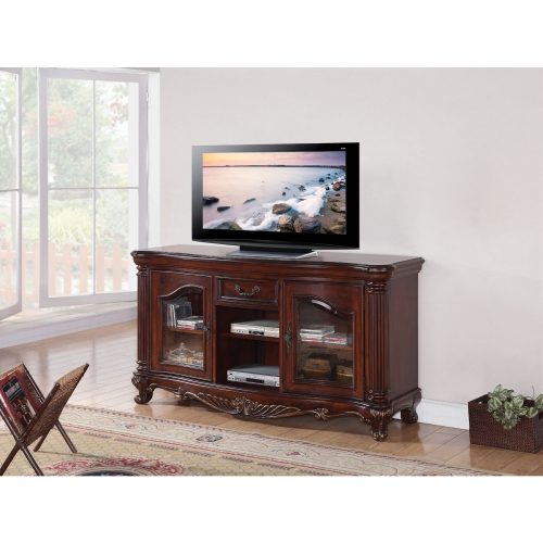 Remington TV Stand in Brown Cherry