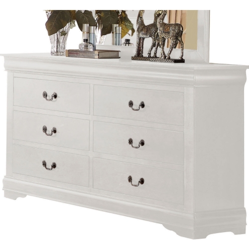 Louis Philippe Dresser in White