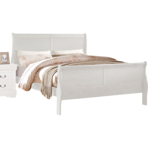 Louis Philippe Twin Bed in White