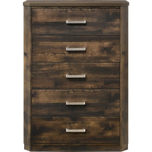 Elettra Chest in Antique Walnut Finish