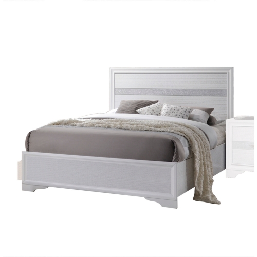 Naima Full Bed in White