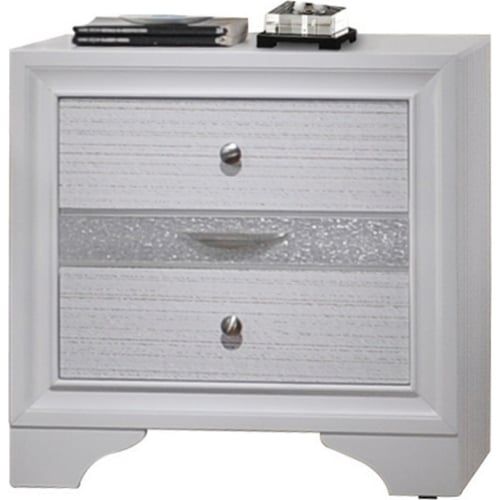 Naima Nightstand in White