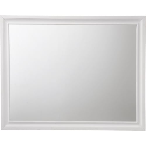 Naima Mirror in White