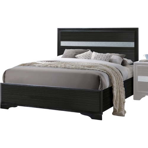 Naima Full Bed in Black