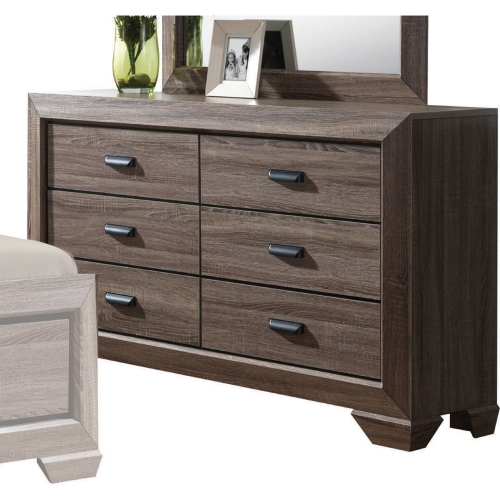 Lyndon Dresser in Weathered Gray Grain