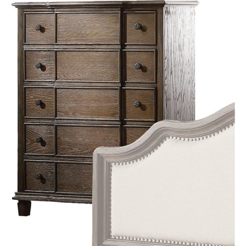 Baudouin Chest in Weathered Oak