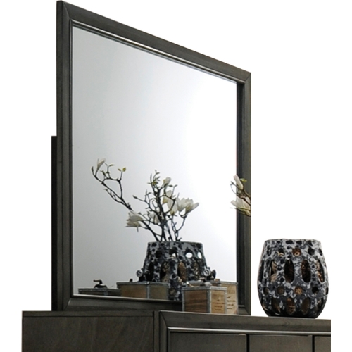 Carine Mirror in Gray