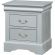Louis Philippe III Nightstand in Platinum Finish