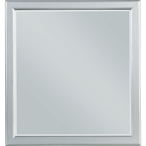 Louis Philippe III Mirror in Platinum Finish