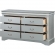 Louis Philippe III Dresser in Platinum Finish