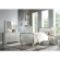 Louis Philippe III Twin Bed in Platinum Finish