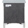 Louis Philippe Nightstand in Platinum Finish