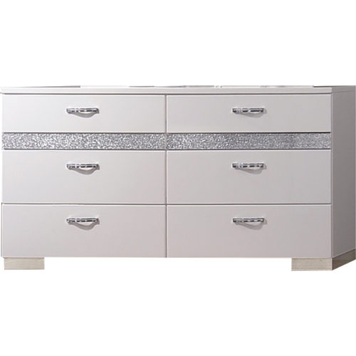 Naima II Dresser in High Gloss White