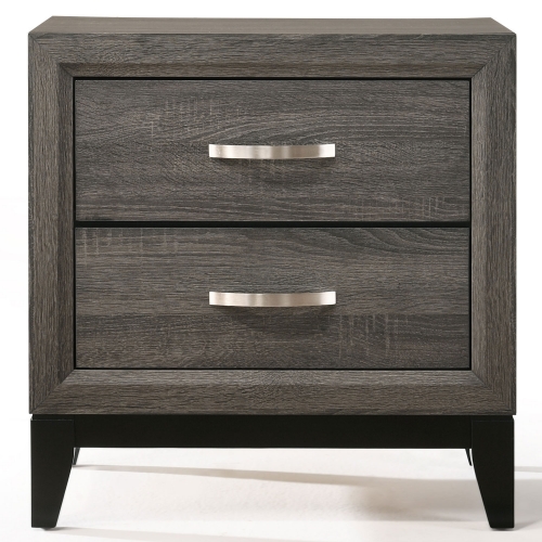 Valdemar Nightstand in Weathered Gray