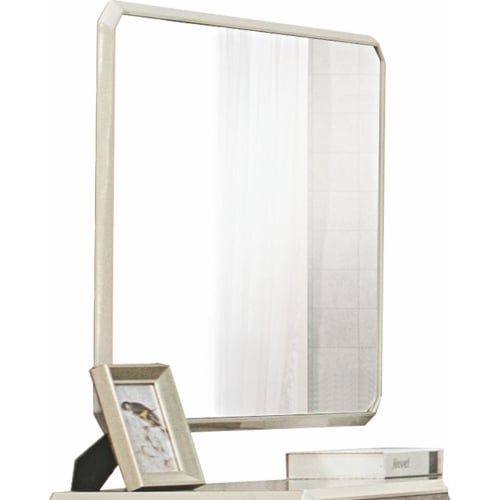 Kordal Mirror in Vintage Beige w/ Leatherette