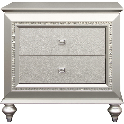 Kaitlyn Nightstand in Champagne Finish