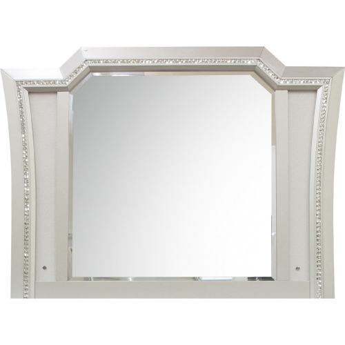 Kaitlyn Mirror w/ LED in Champagne Finish