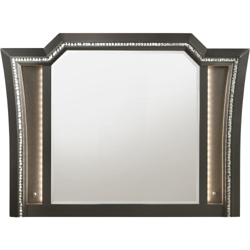 Kaitlyn Mirror in Metallic Gray