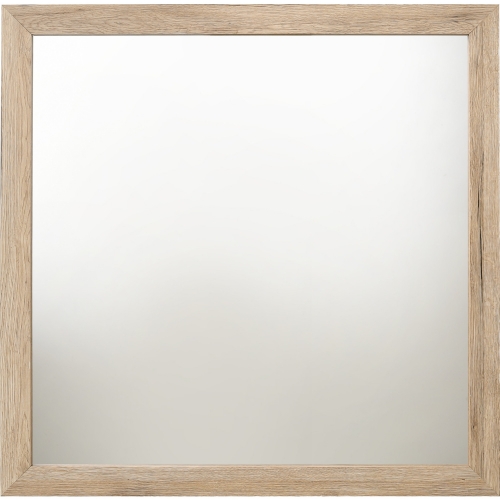 Miquell Mirror in Natural Washed Oak Finish