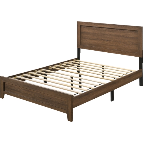 Miquell King Bed in Oak Finish