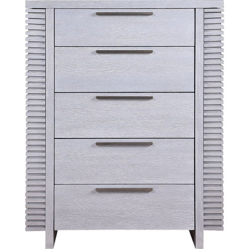 Aromas Chest with Side Hidden Storage in White Oak