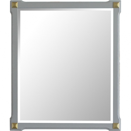 House Marchese Mirror in Pearl Gray Finish