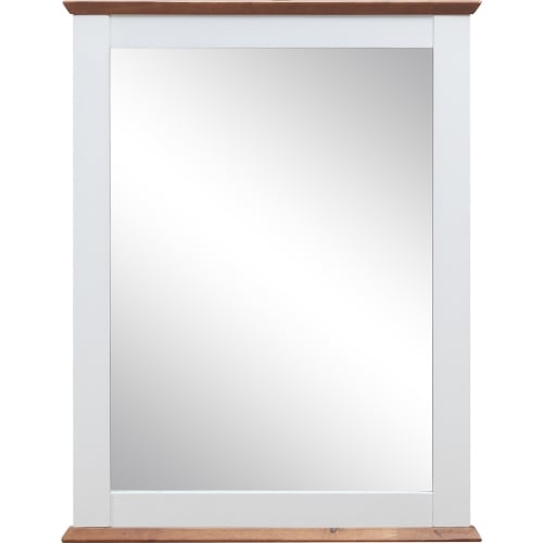 Farah Mirror in White & Oak