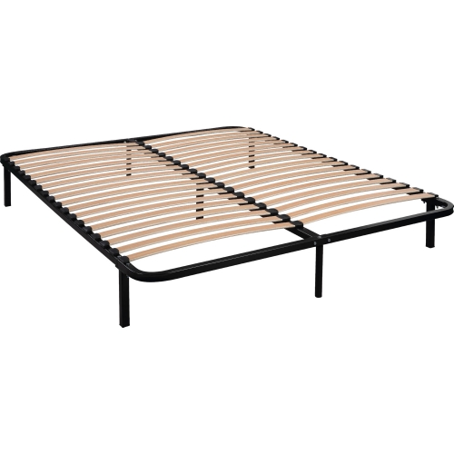 Vineet Queen Bed Frame in Black Metal