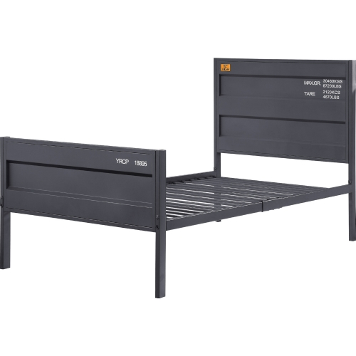 Cargo Twin Bed in Gunmetal Metal