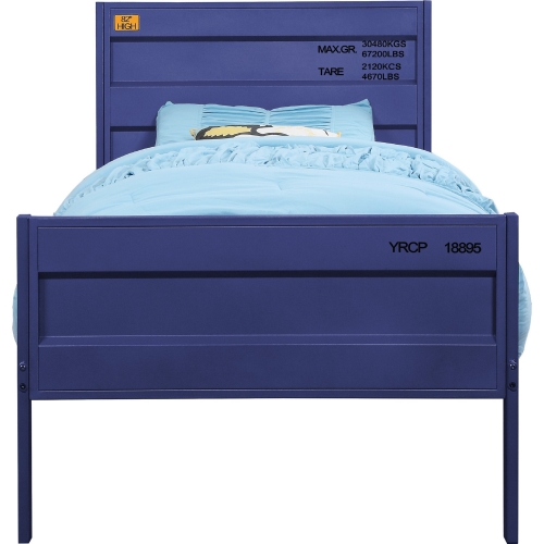 Cargo Twin Bed in Blue Metal