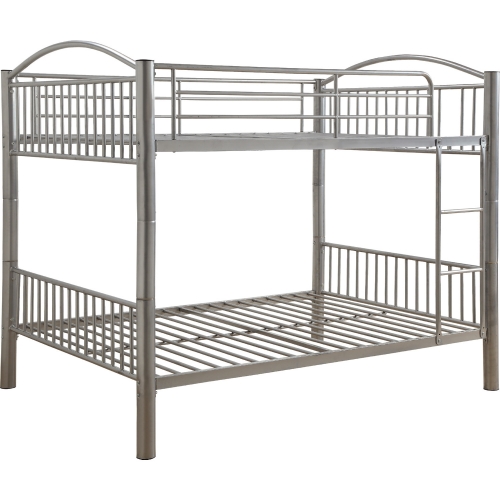 Cayelynn Full / Full Bunk Bed in Silver Metal