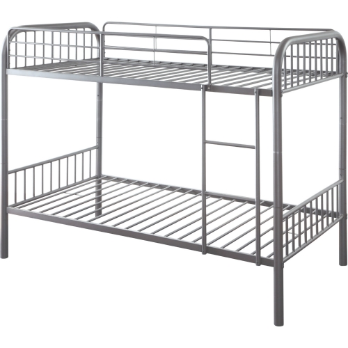 Bristol Twin over Twin Bunk Bed in Gunmetal