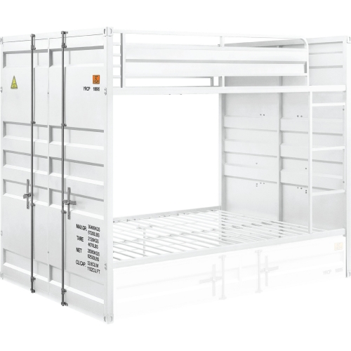 Cargo Full over Full Bunk Bed in White